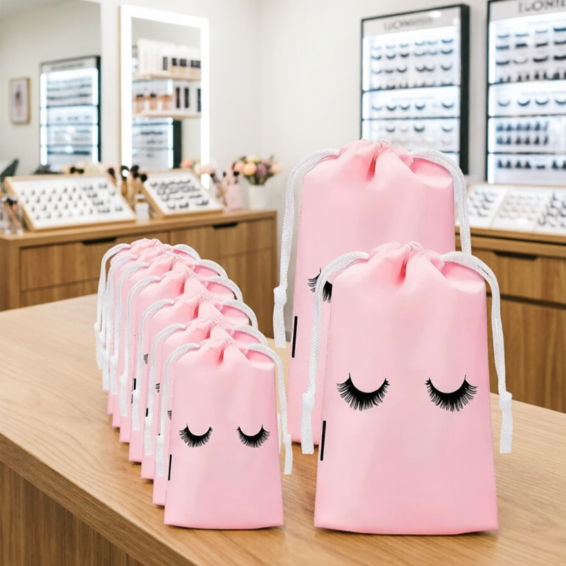 Eyelash Extension Aftercare - 10pcs Makeup Bag Eyelash Aftercare Storager