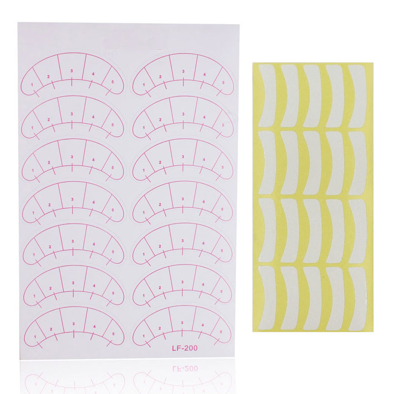 Lash Mapping Sticker - Eyelash Extension Paper Patches Eyelash Under