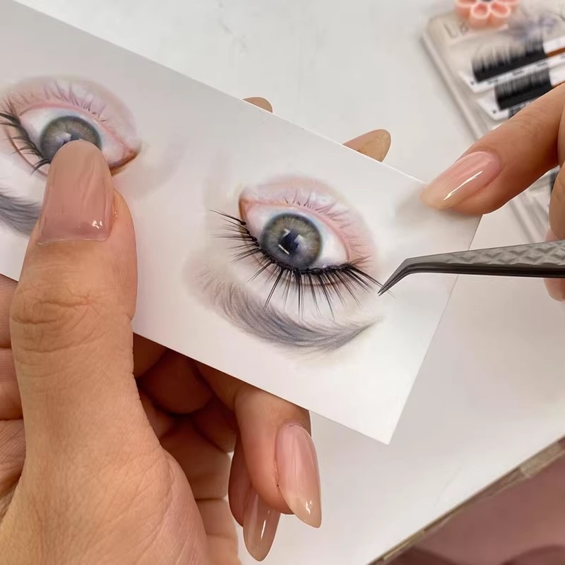 Eyelash Extension Aftercare - Reusable Eyelash Mapping Cards for Beginners