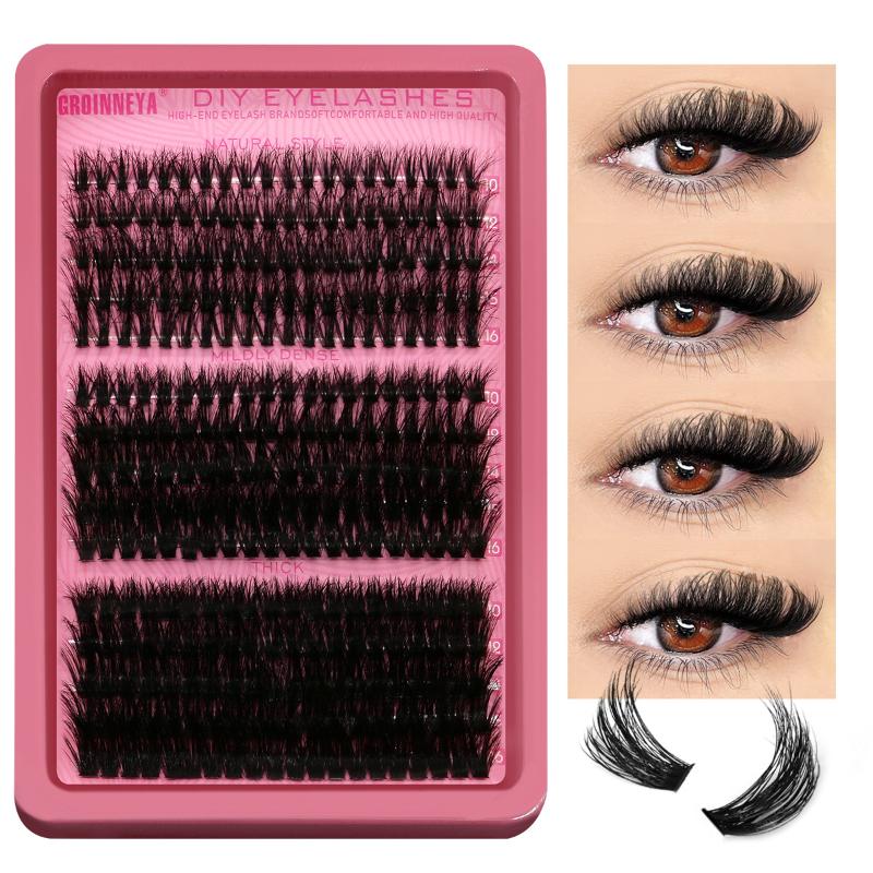 Eyelash Extension Wispy - Cluster Lashes Kit Individual Lashes Volume