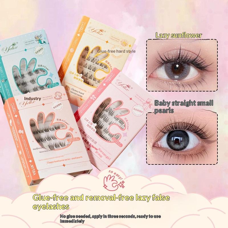 Eyelash Extension Glue - 7 Rows Self-Adhesive Eyelashes No Glue