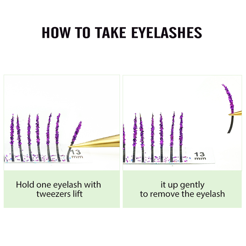 NATUHANA Glitter Fairy Eyelash - Eyelash Extension Wispy 评论和价格