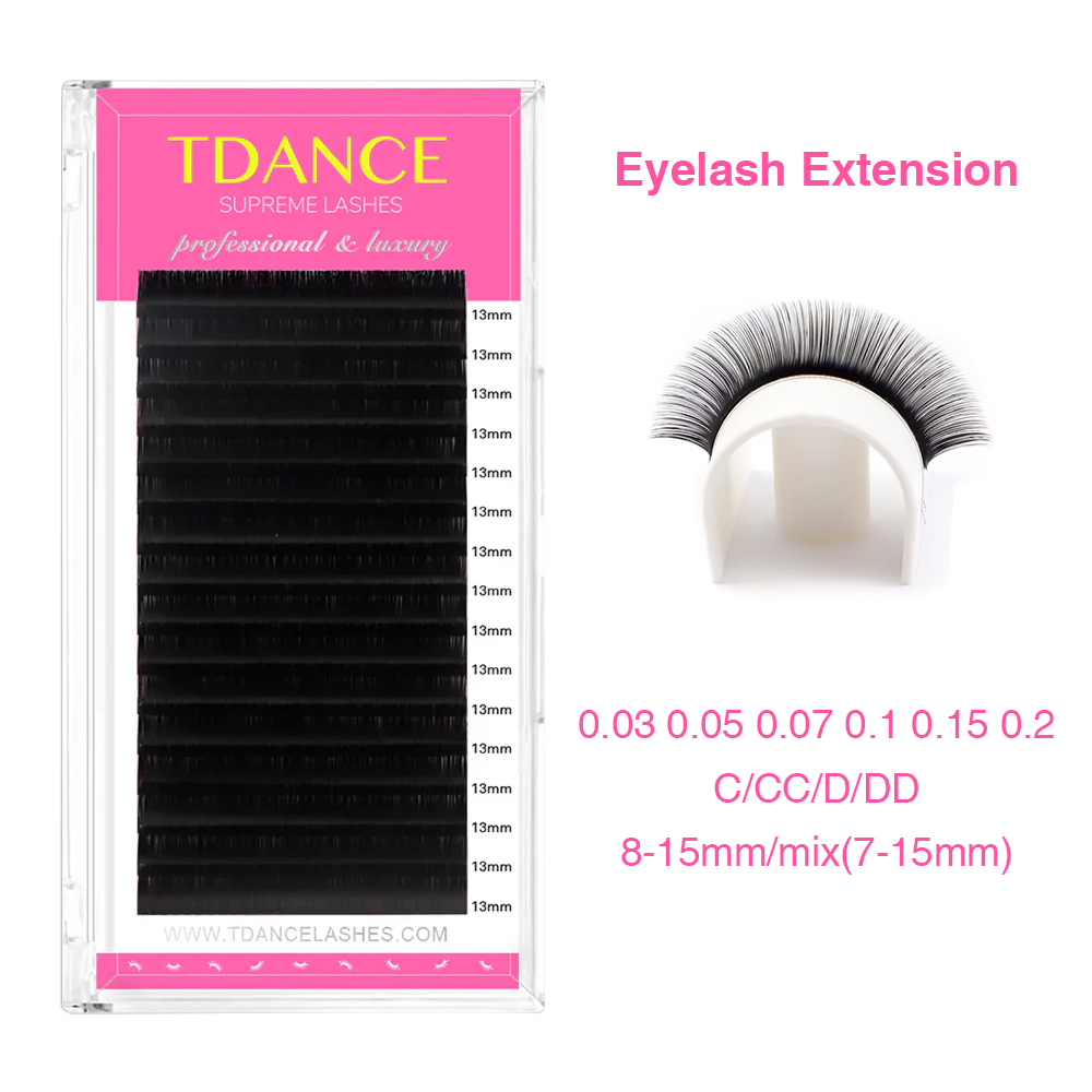 TDANCE Eyelash Extension 16Row - Eyelash Extension Korea Natural 评论和价格