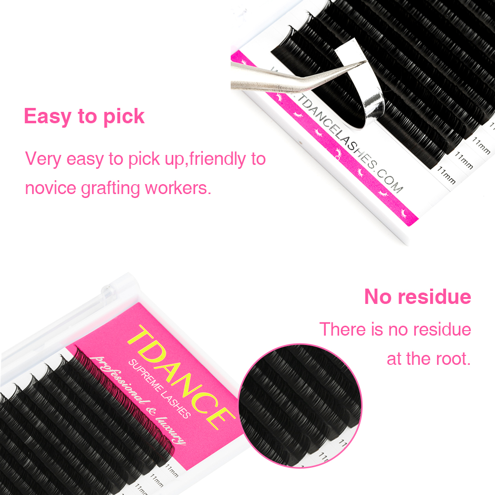 TDANCE Eyelash Extension 16Row - Eyelash Extension Korea Natural 评论和价格