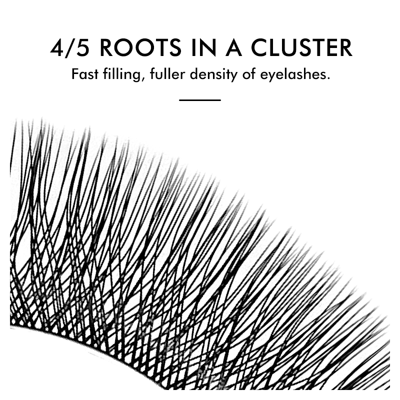 NATUHANA W-Shaped 4D 5D Volume - Eyelash Extension Human Hair 评论和价格