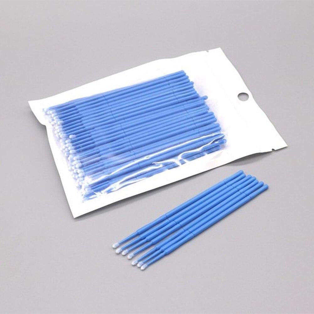 100pcs/lot Micro Brushes Make  - Eyelash Extension Class 评论和价格