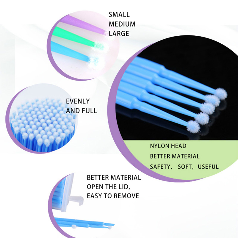 500pcs Eyelash Extension Clean - Eyelash Extension Glue Remover 评论和价格