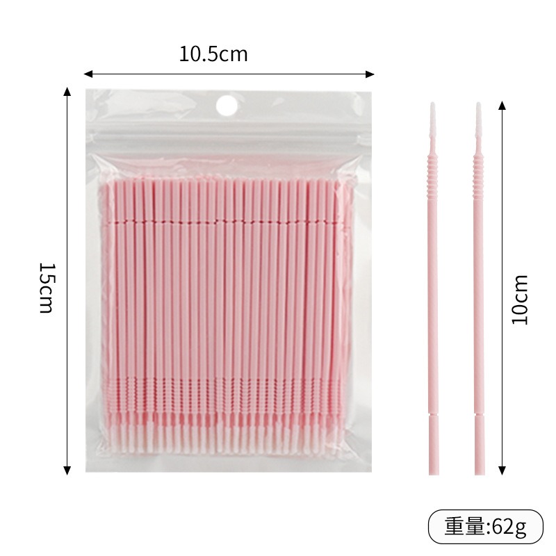 500pcs Eyelash Extension Clean - Eyelash Extension Glue Remover 评论和价格