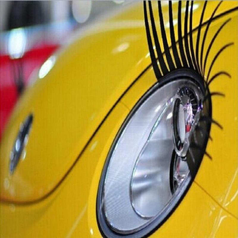 3D Charming Black False Eyelas - Lash Mapping Sticker 评论和价格