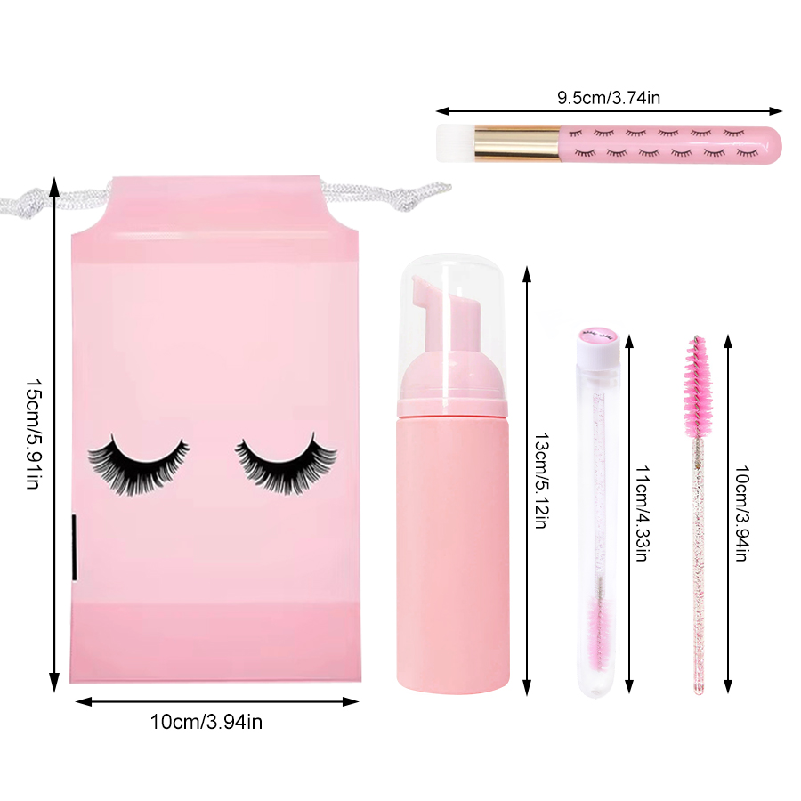 83PCS Lash Shampoo Bottles Bru - Eyelash Extension Aftercare 评论和价格