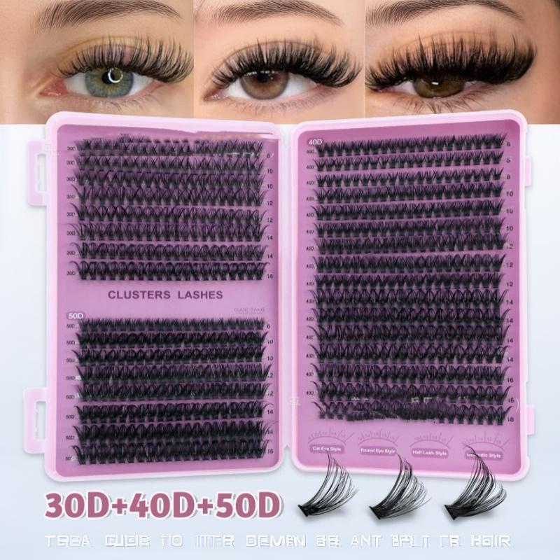 DIY Eyelash Clusters Kit Indiv - Eyelash Extension Wispy 评论和价格