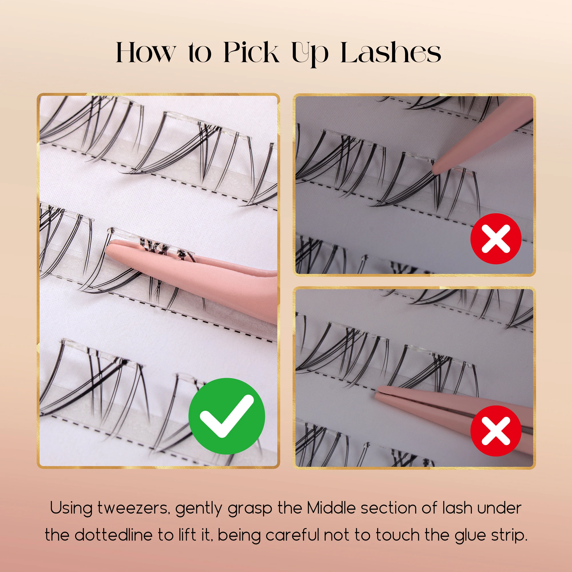Befer No Glue Needed Lower Las - Eyelash Extension Glue 评论和价格