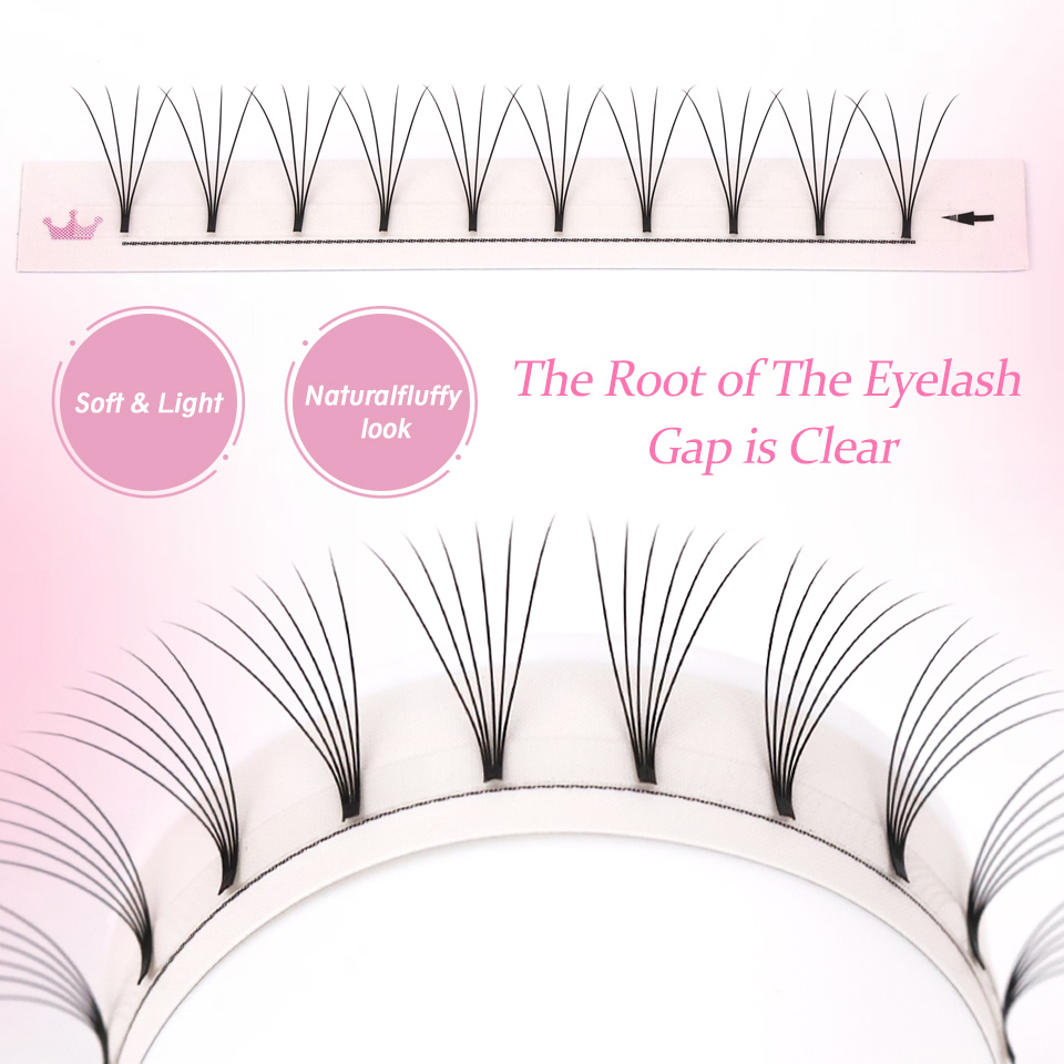 AGUUD Soft Natural Premade Vol - Eyelash Extension Human Hair 评论和价格