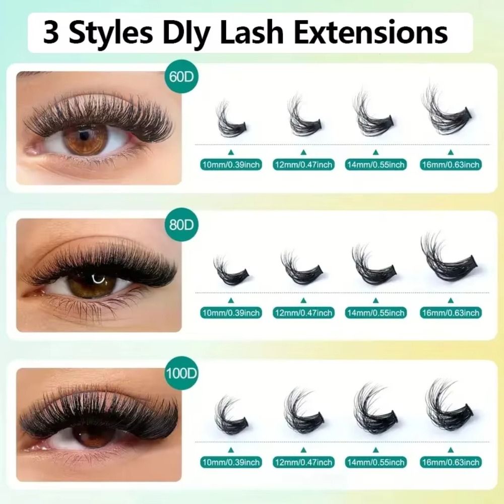 Natural Look False Eyelashes B - Eyelash Extension Wispy 评论和价格
