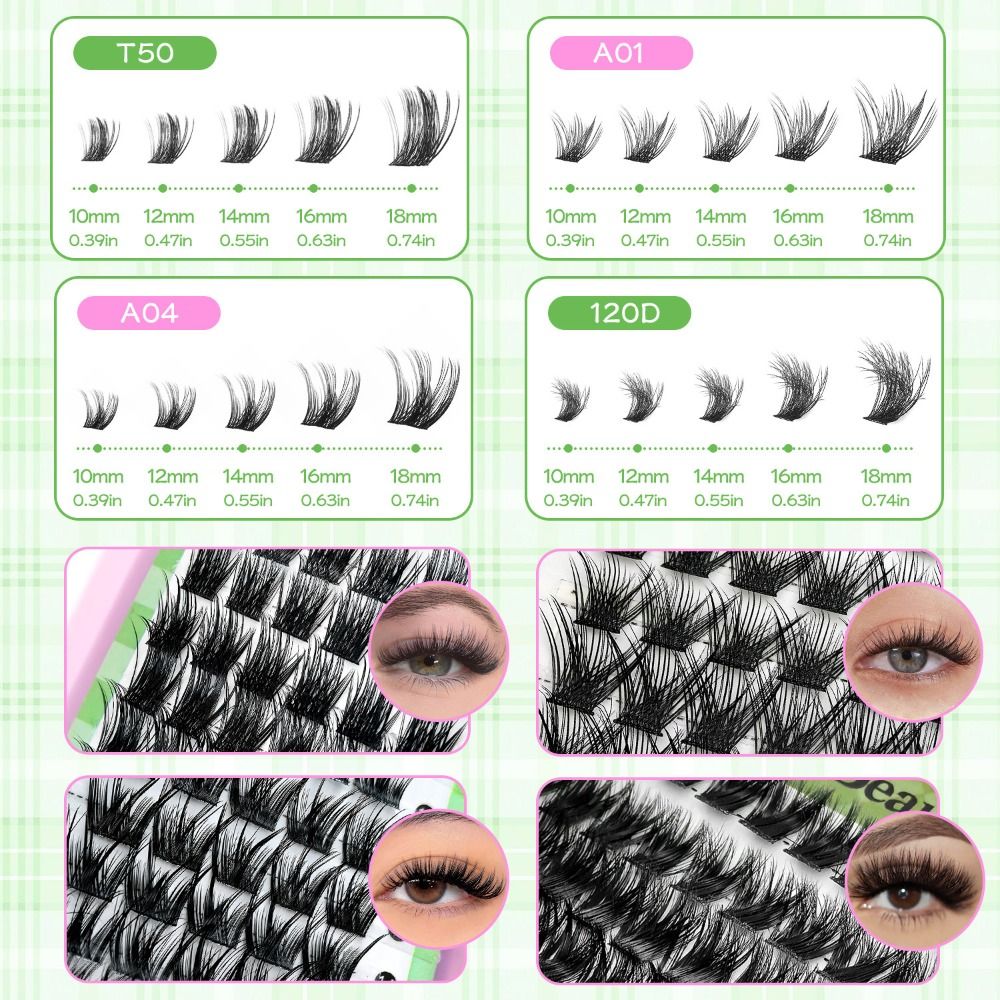Natural Look False Eyelashes W - Eyelash Extension Wispy 评论和价格