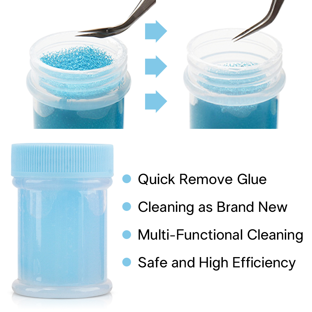 40ml Eyelashes Tweezers Cleane - Eyelash Extension Glue Remover 评论和价格
