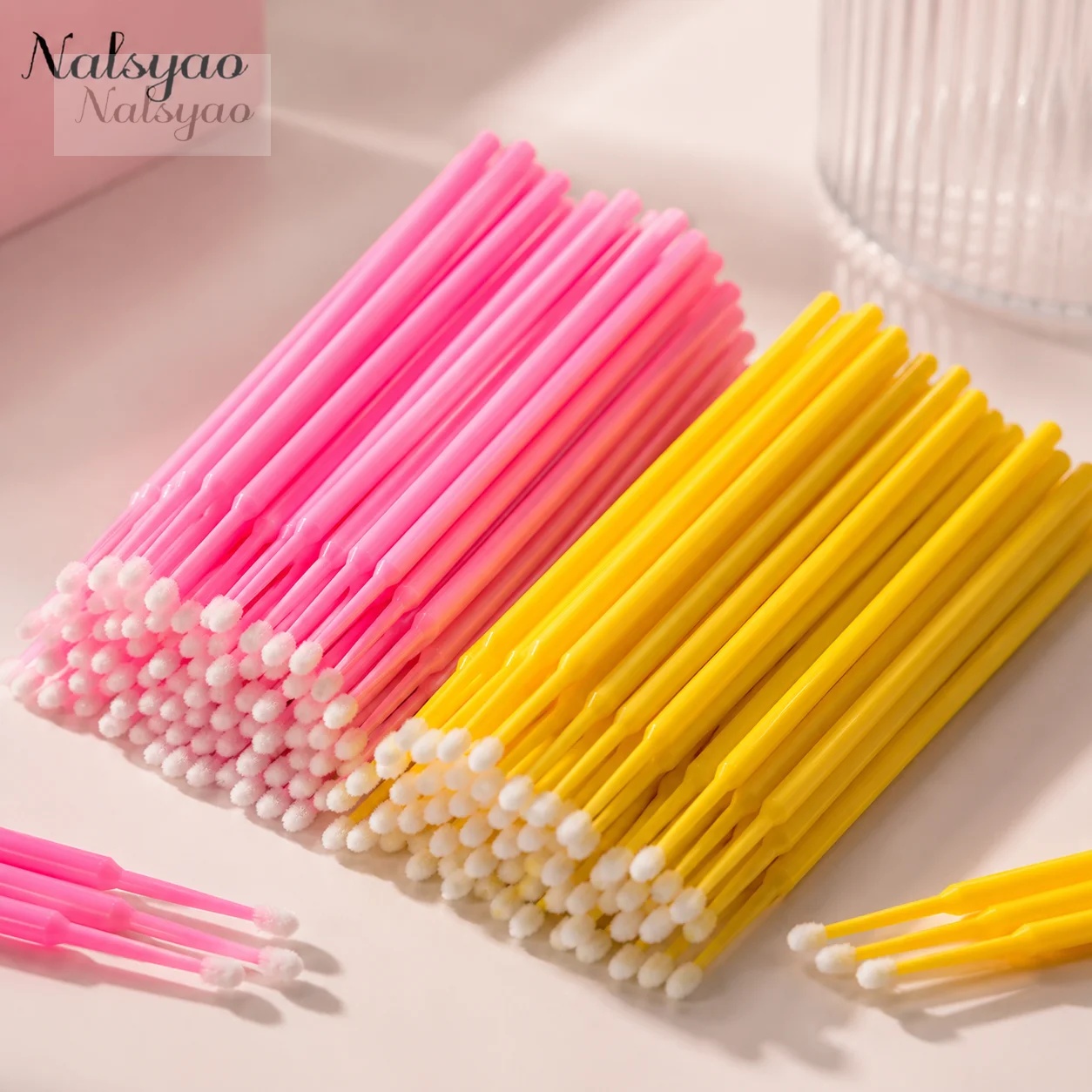 500pcs Eyelash Extension Clean - Eyelash Extension Glue Remover 评论和价格