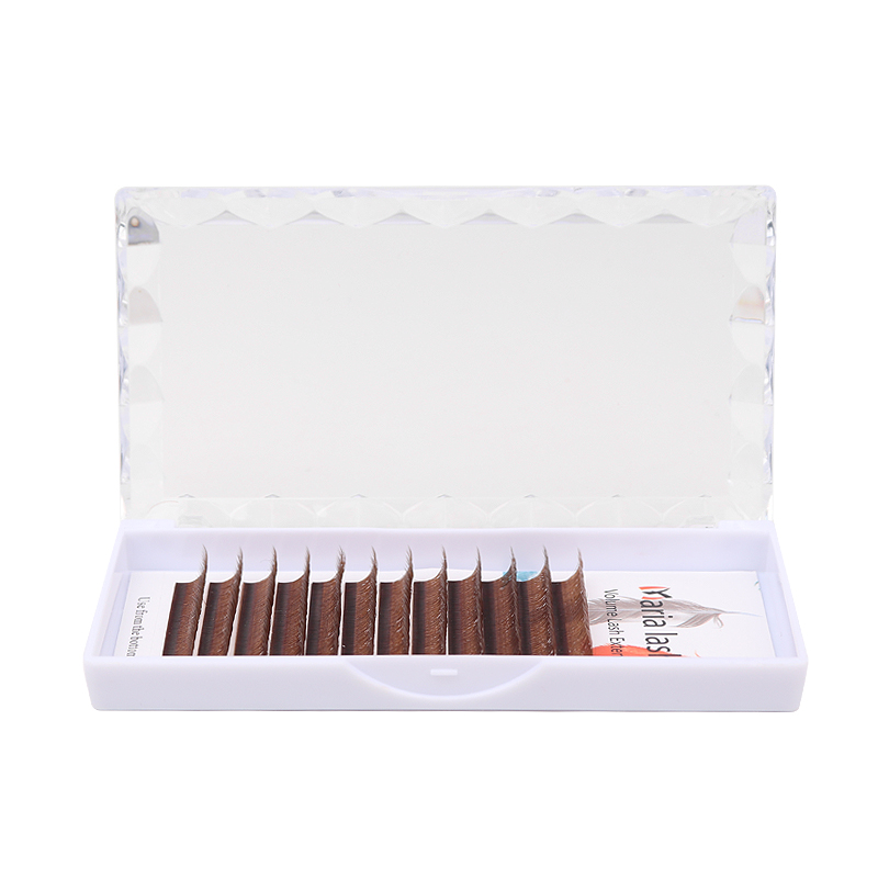 MARIA Brown YY Shaped Eyelash  - Eyelash Extension Human Hair 评论和价格