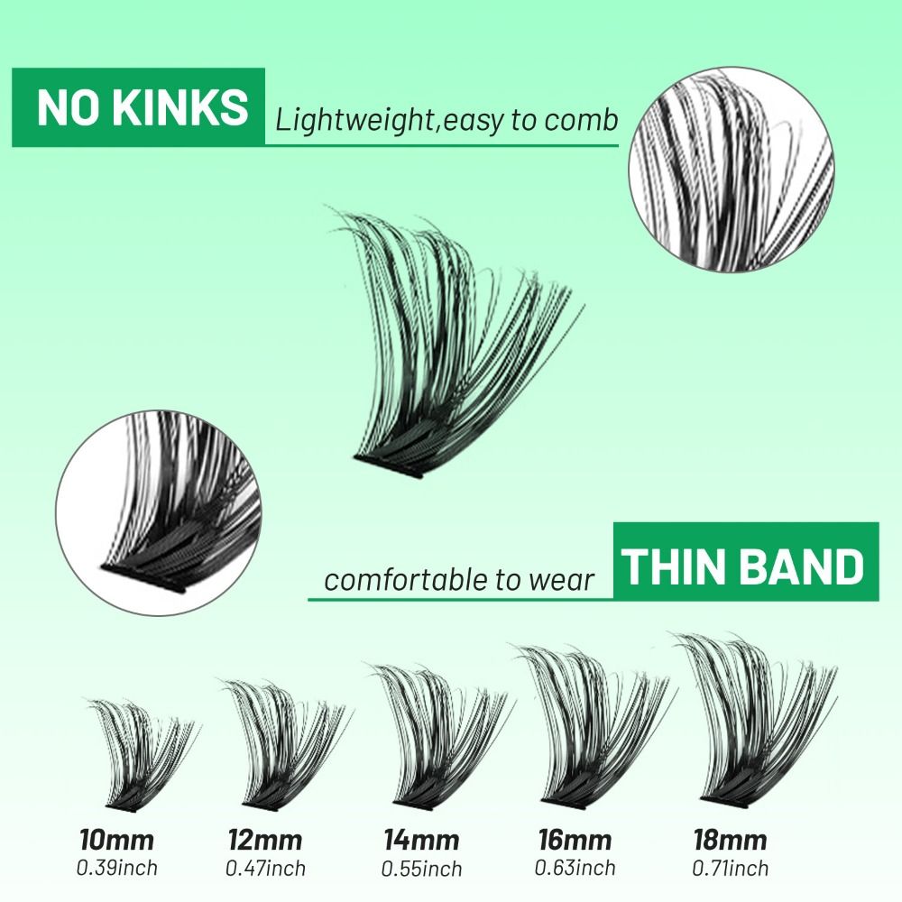 Natural Look False Eyelashes B - Eyelash Extension Wispy 评论和价格