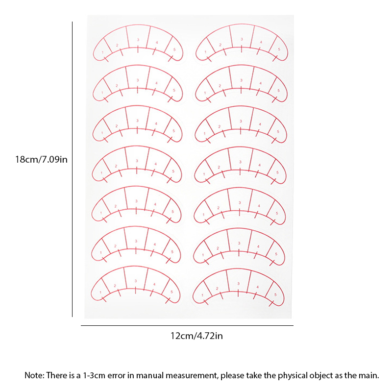 70/140 Pairs Lash Mapping Stic - Lash Mapping Sticker 评论和价格
