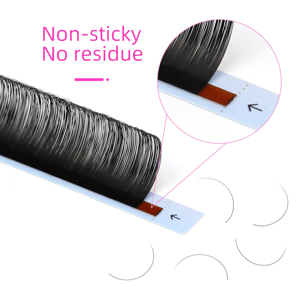 AGUUD 0.03-0.15mm Korea Silk F - Eyelash Extension Korea Natural 评论和价格