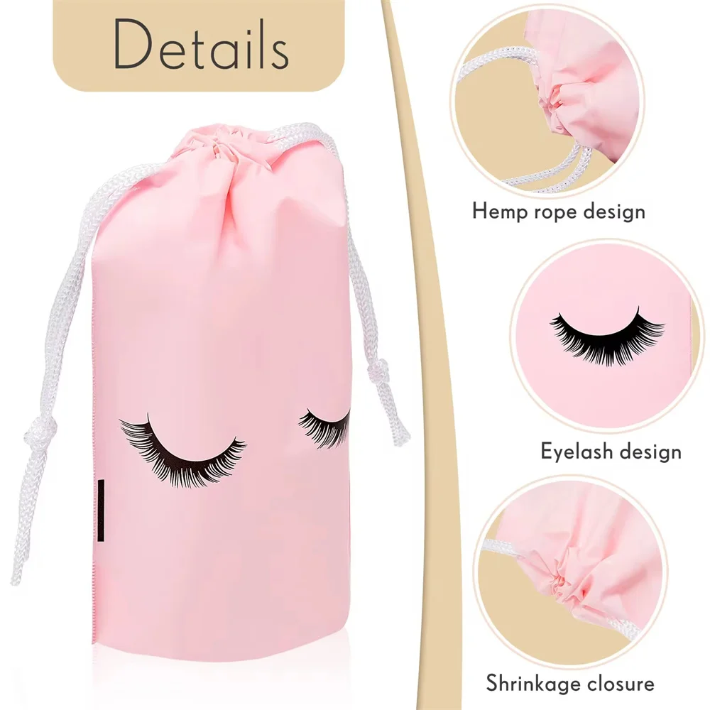 50PCS Travel Pouch Eyelash Aft - Eyelash Extension Aftercare 评论和价格