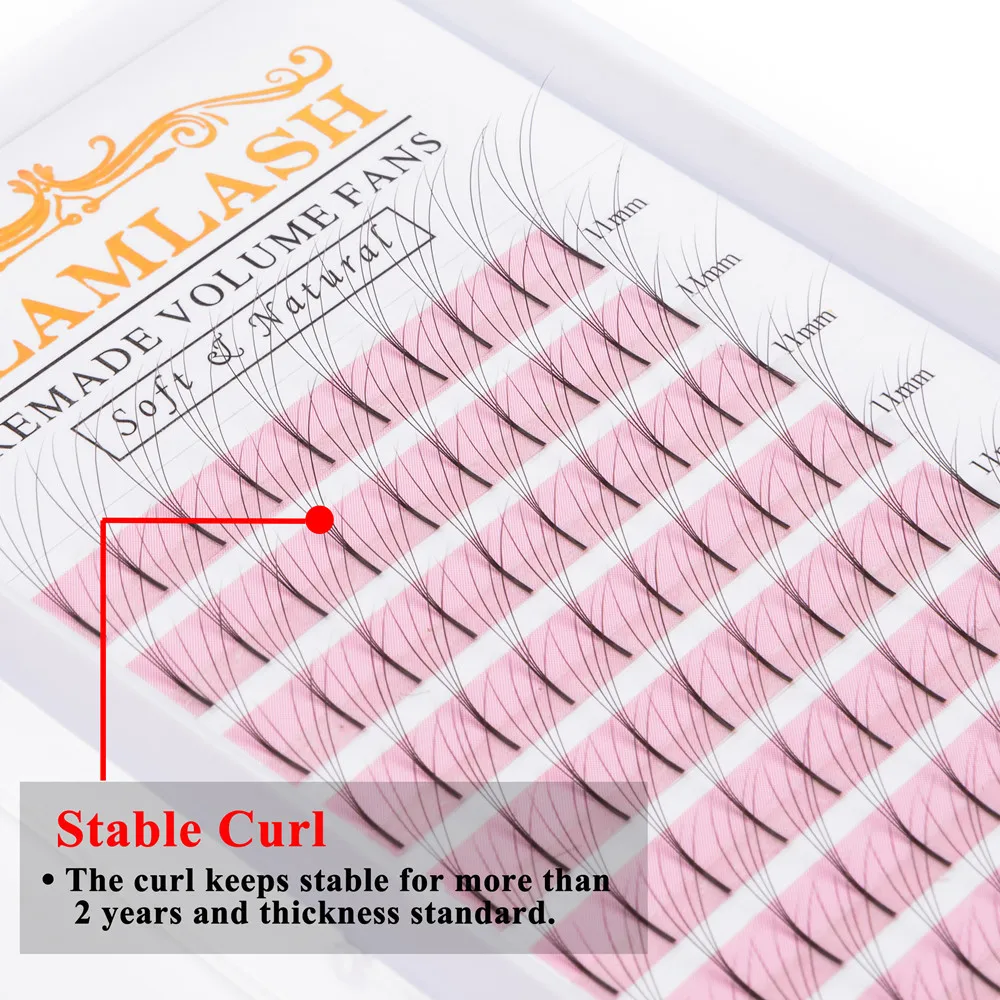 GLAMLASH 2D-6D premade volume  - Eyelash Extension Korea Natural 评论和价格