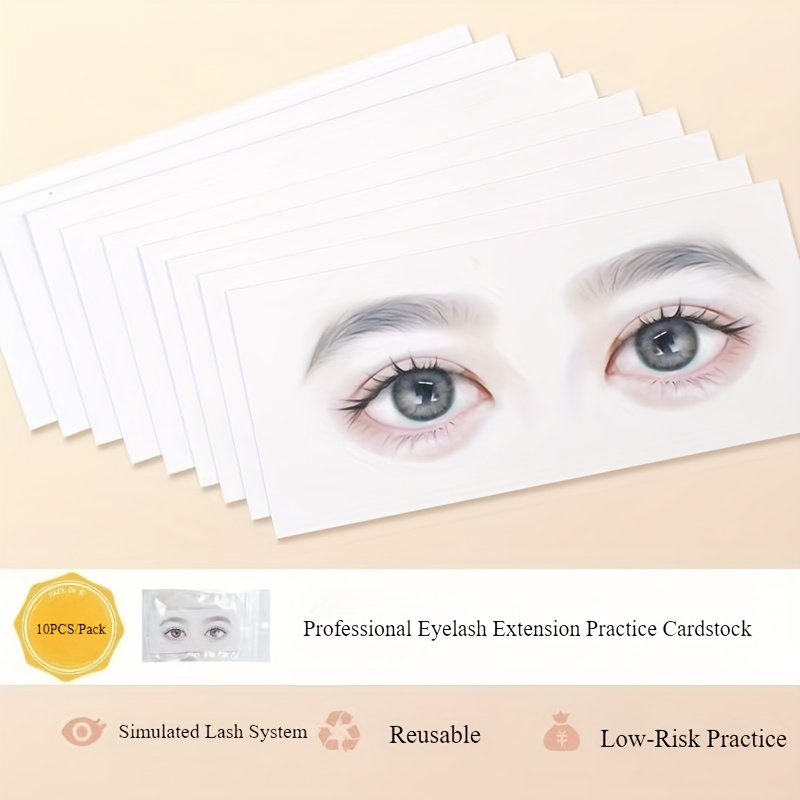 Reusable Eyelash Mapping Cards - Eyelash Extension Aftercare 评论和价格