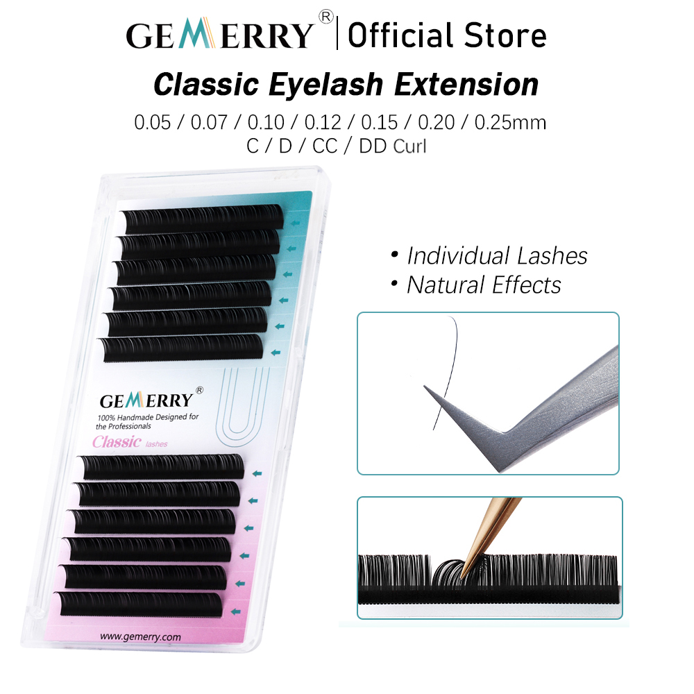 GEMERRY 25mm Individual Extens - Eyelash Extension Korea Natural 评论和价格