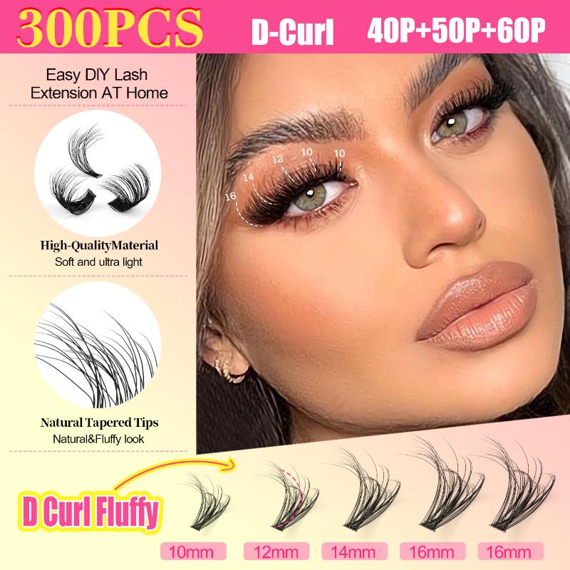 Cluster Lashes Kit Individual  - Eyelash Extension Wispy 评论和价格