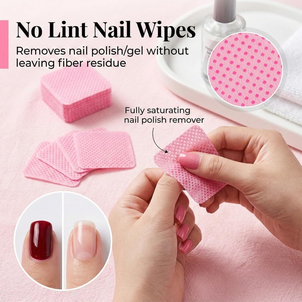 Lint Free Nail Wipes for Gel P - Eyelash Extension Glue Remover 评论和价格