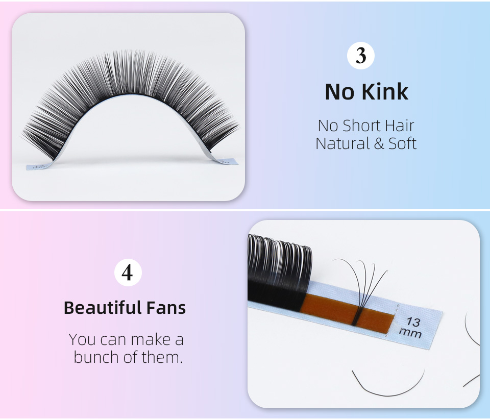 RUJADE L L+ LC LD LU(M) Curl I - Eyelash Extension Human Hair 评论和价格