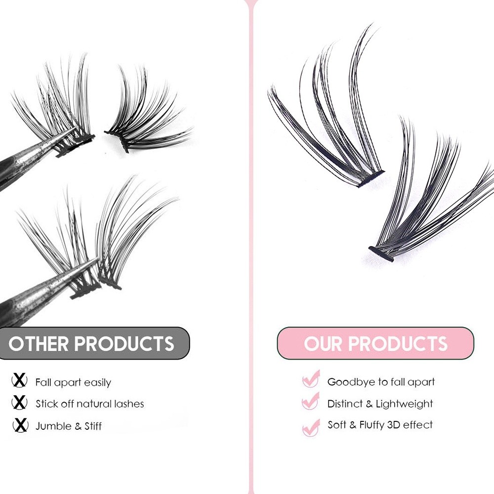 8-16mm Length False Eyelashes  - Eyelash Extension Wispy 评论和价格