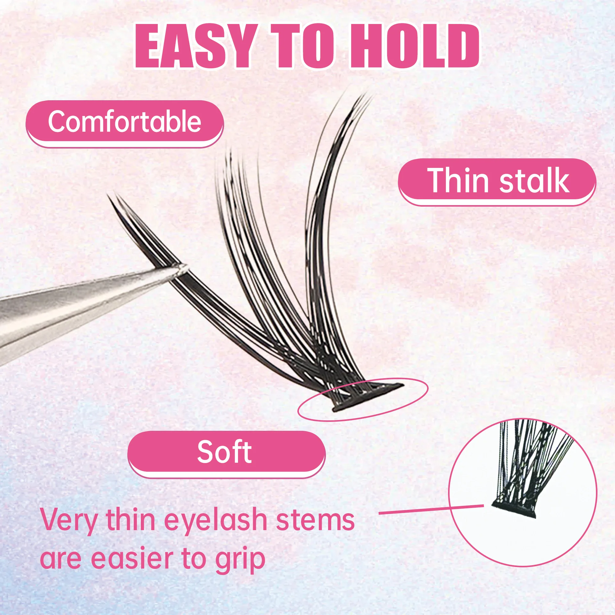 Eyelashes 200 PCS Clusters Las - Eyelash Extension Course 评论和价格