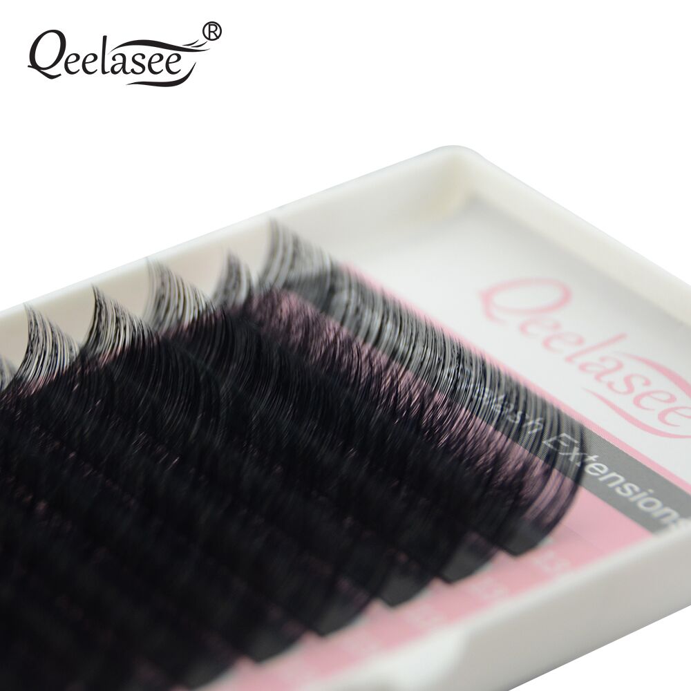 Qeelasee Faux Mink Individual  - Eyelash Extension Human Hair 评论和价格