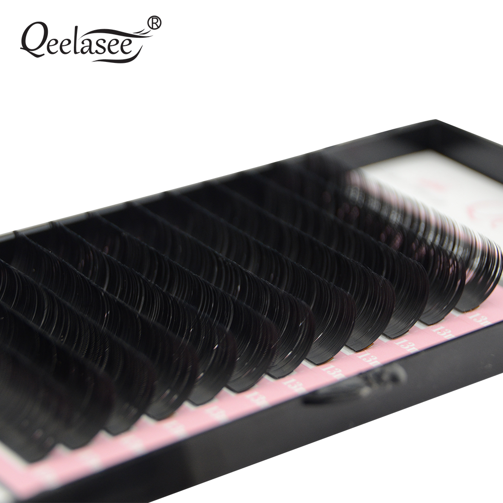 Qeelasee Faux Mink Individual  - Eyelash Extension Human Hair 评论和价格