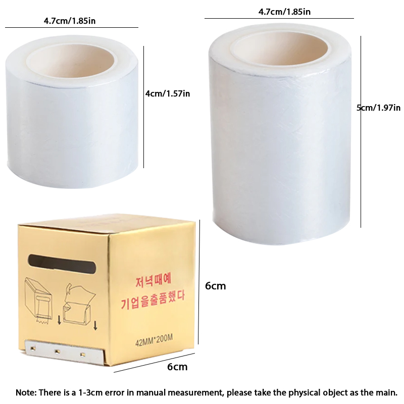 200m Transparent Makeup Film L - Eyelash Extension Glue Remover 评论和价格