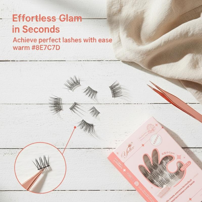 7 Rows Self-Adhesive Eyelashes - Eyelash Extension Glue 评论和价格
