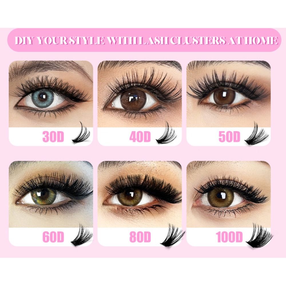 9-16mm Length False Eyelashes  - Eyelash Extension Wispy 评论和价格