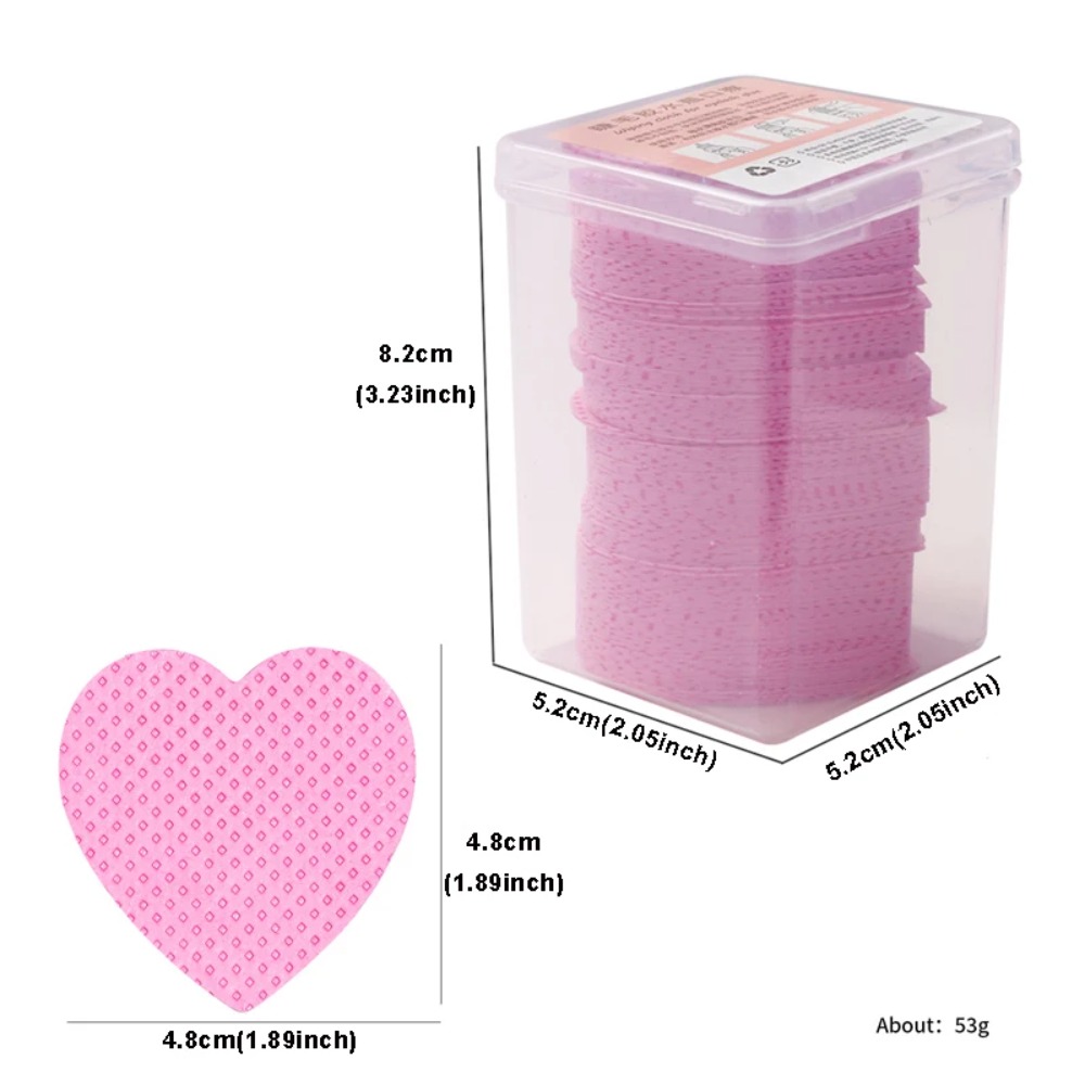 200PCS Wipes Paper Cotton Eyel - Eyelash Extension Glue Remover 评论和价格