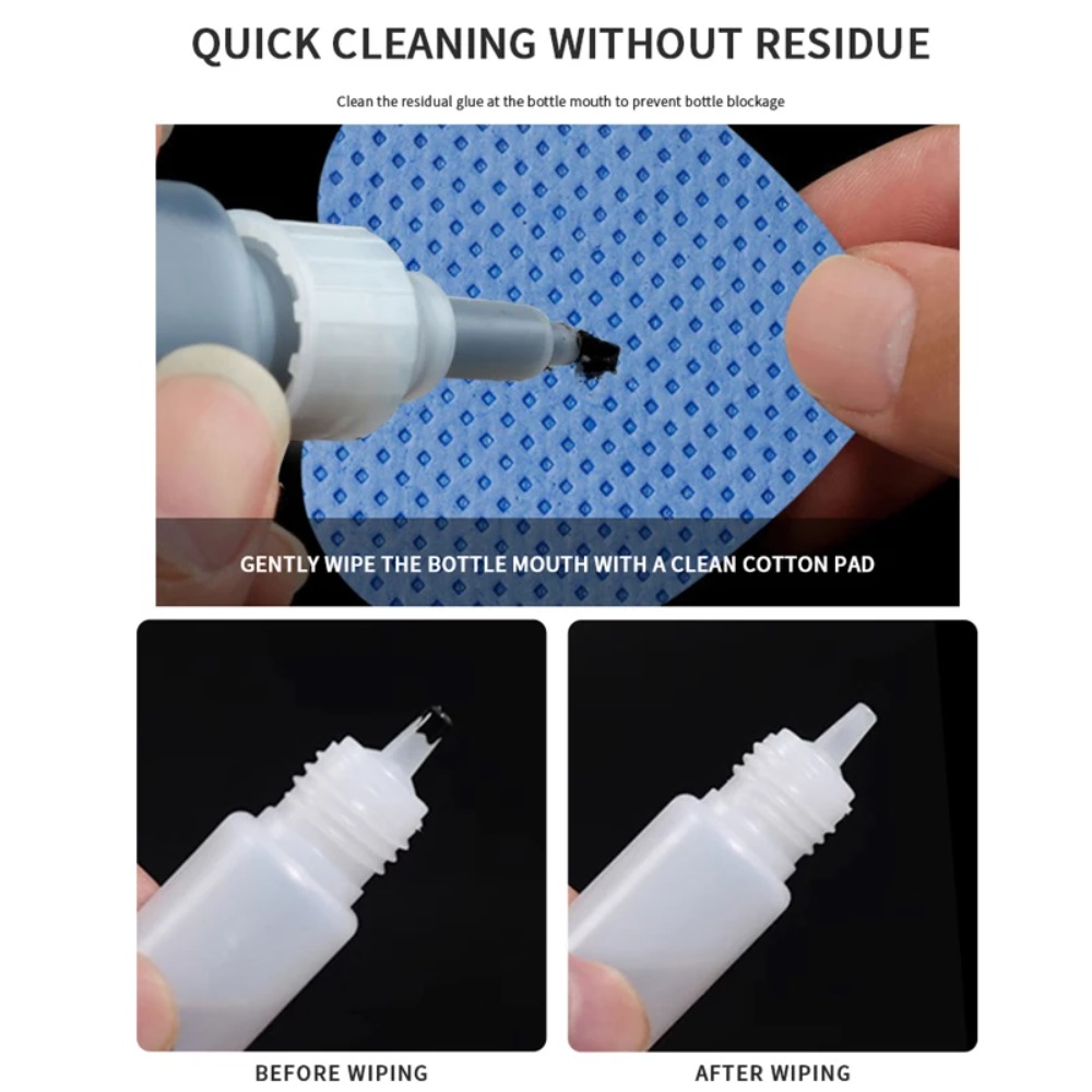 200PCS Wipes Paper Cotton Eyel - Eyelash Extension Glue Remover 评论和价格