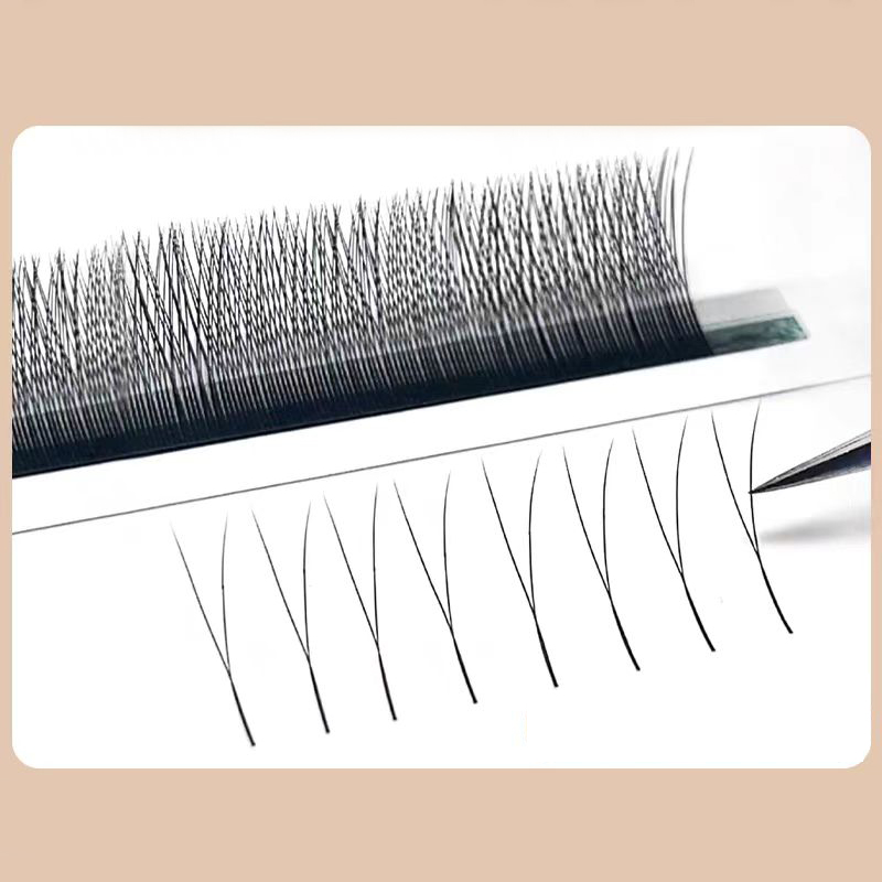 MARIA 2D Y Shape Eyelashes Han - Eyelash Extension Human Hair 评论和价格