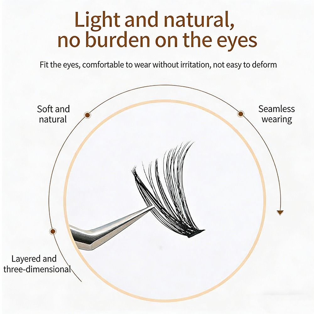 Natural Look False Eyelashes W - Eyelash Extension Wispy 评论和价格